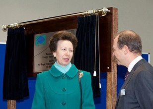 The Princess Royal and Peter Gerstrom, chief executive, Cory Environmental